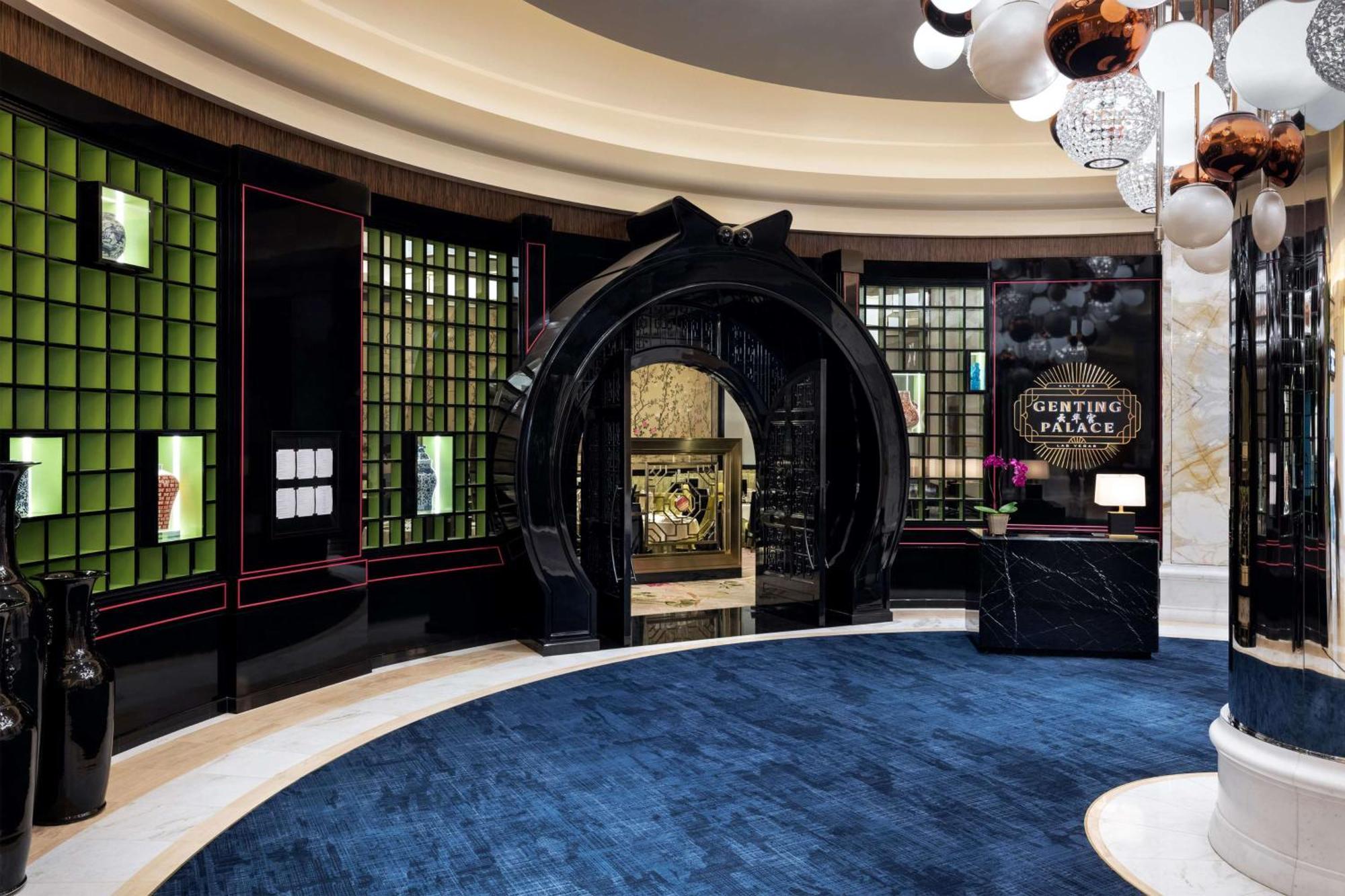 Conrad Las Vegas At Resorts World Εξωτερικό φωτογραφία The entrance to the hotel