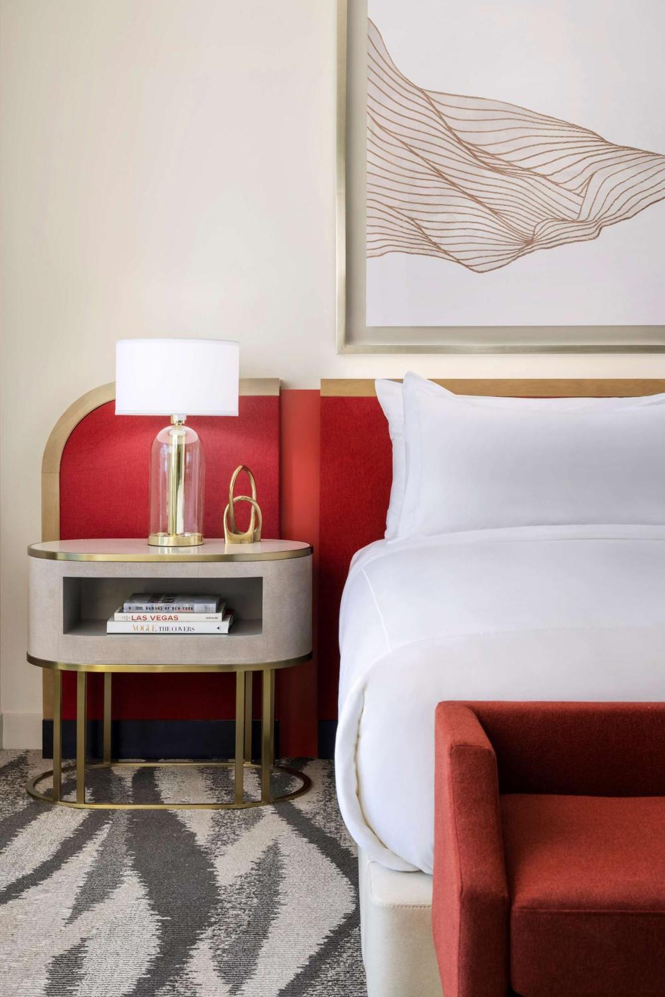 Conrad Las Vegas At Resorts World Εξωτερικό φωτογραφία A bedroom at the hotel