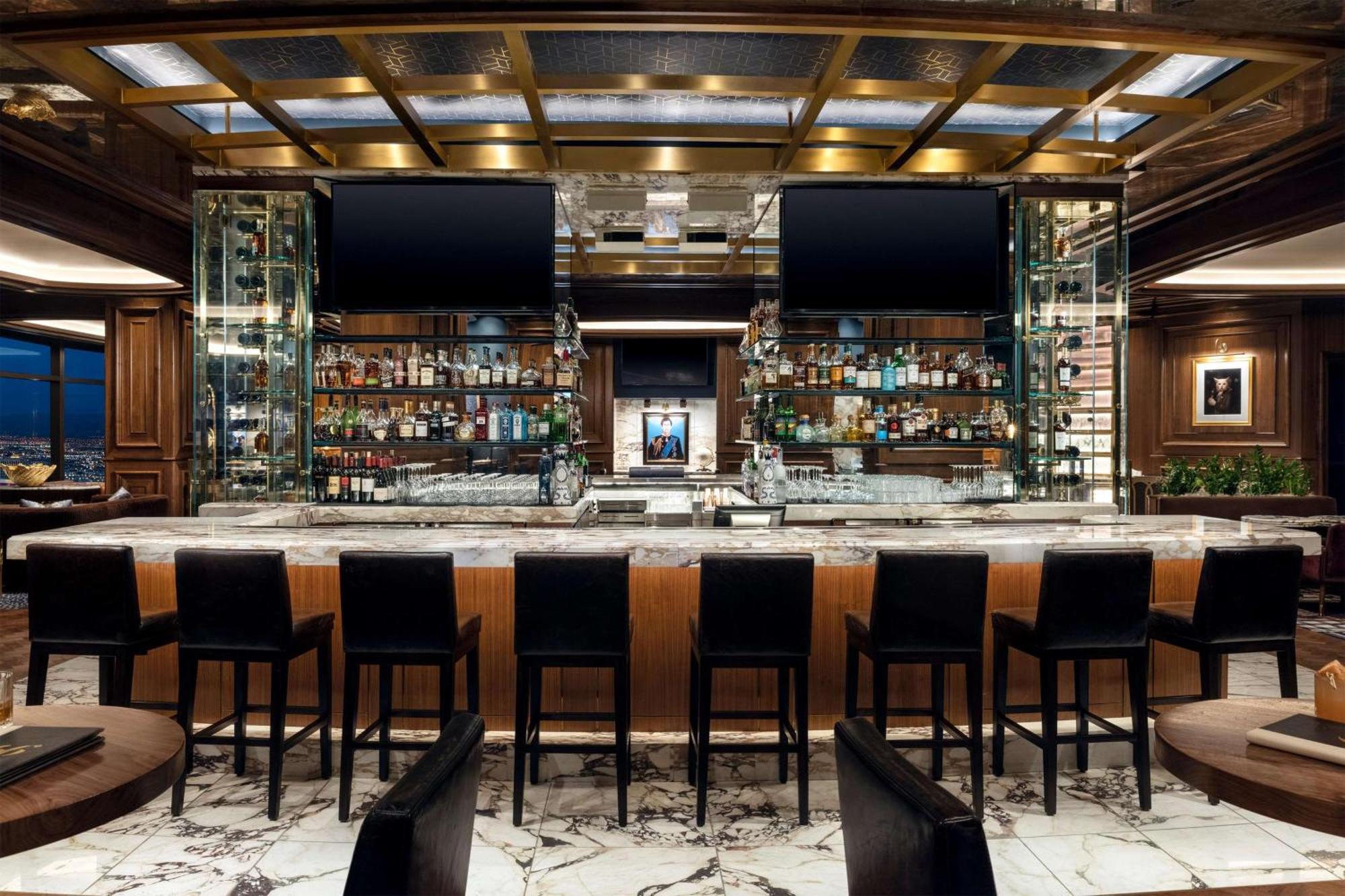 Conrad Las Vegas At Resorts World Εξωτερικό φωτογραφία The bar at the lounge